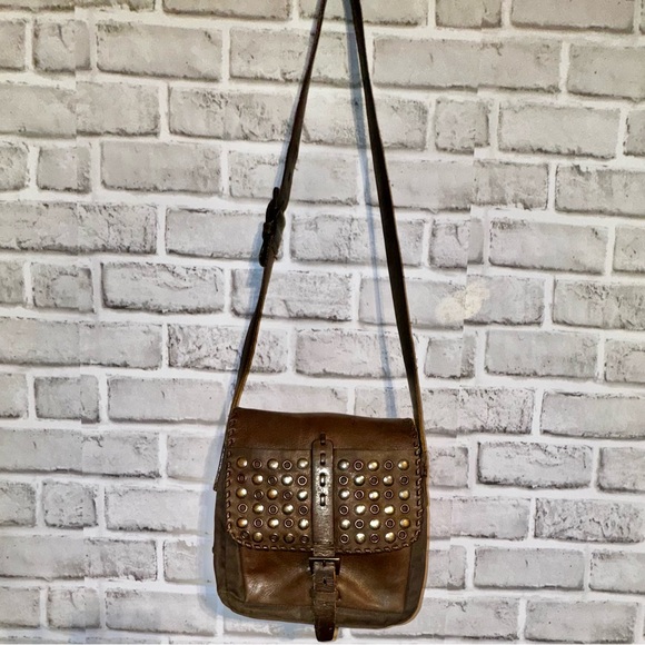 Prada Mainline FW2003 Studded Leather Crossbody Bag RARE - Picture 5 of 12